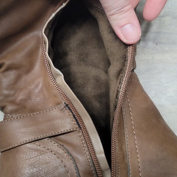 #120 Call It Spring Brown Boot sz 8 - Picture 9 of 11